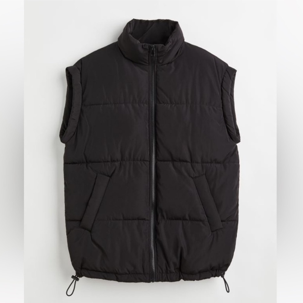 H&M Puffer Vest Black